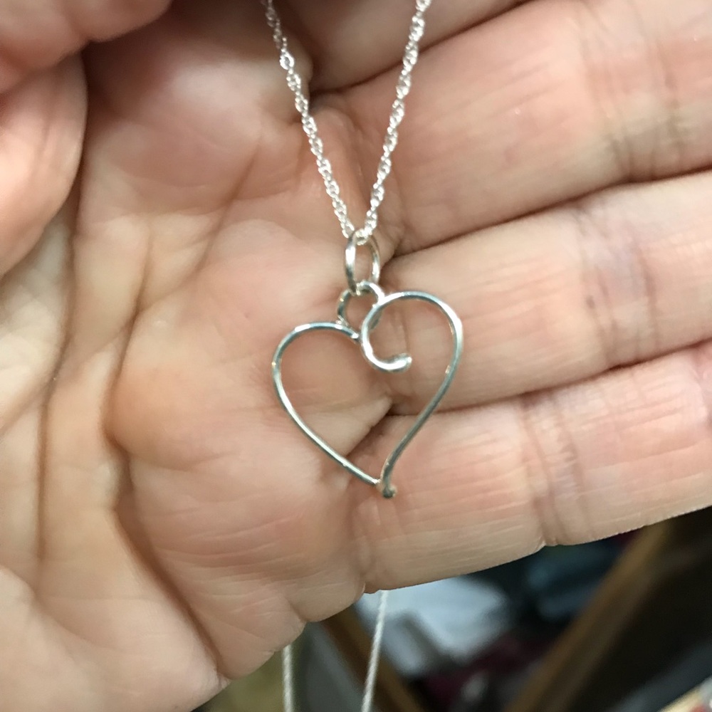 Sterling silver heart